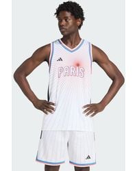 adidas - Paris Basketball Away Jersey - Lyst