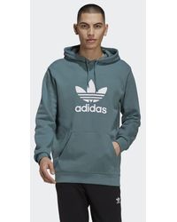 pride trefoil outline hoodie