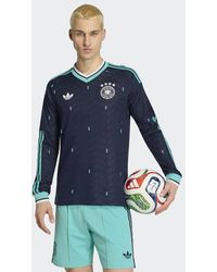 adidas - Germany 26 Away Authentic Long Sleeve Jersey - Lyst