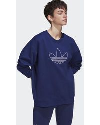 adidas Oversized Sweatshirt - Blau