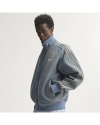 adidas - Firebird Adicolor Denim Track Top - Lyst