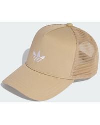 adidas - Adicolor Classic Curved Foam Trucker Kappe - Lyst