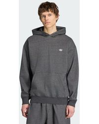 adidas - Trefoil Essentials Melange Loose Hoodie - Lyst