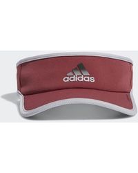 red adidas visor
