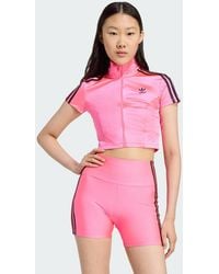 adidas Originals - Adicolor Short Sleeve Track Top - Lyst