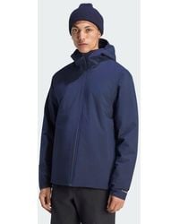 adidas - Terrex Multi Essentials Climaproof Insulated Hooded Jacket - Lyst