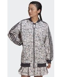 adidas originals long bomber jacket