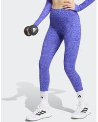 adidas - Optime Primelift Snake 7/8 Leggings - Lyst