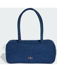 adidas - Adicolor Elongated Airliner Denim Bag - Lyst