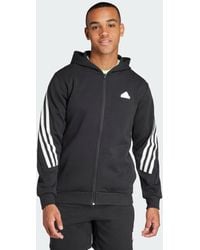 adidas - Future Icons 3-Stripes Full Zip Hoodie - Lyst