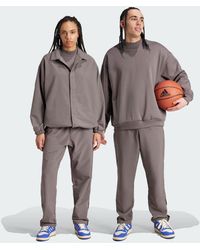 adidas - Basketball Snap Pants - Lyst