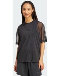 adidas - ALL SZN SOFT LUX MESH T-SHIRT - Lyst