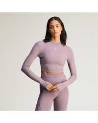 adidas - By Stella Mccartney Training Long Sleeve Crop Top - Lyst