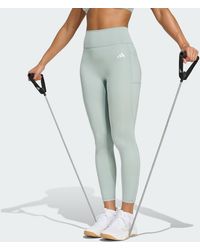 adidas Originals - Optimé Essentials No Front Rise Seam 7/8 Leggings - Lyst