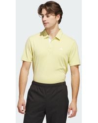adidas - Drive Heather Golf Polo Shirt - Lyst