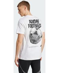 adidas - T-Shirt Grafica Con Storia Del Tango Del Calcio - Lyst