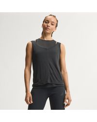 adidas - Soft Lux Sheer Tank Top - Lyst