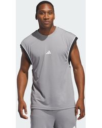 adidas - Basketball All-World Sleeveless Tank Top - Lyst