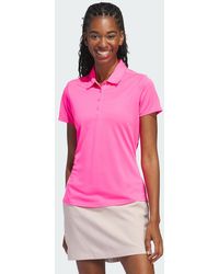 adidas - Solid Short Sleeve Polo Shirt - Lyst