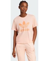 adidas Originals - Adicolor Trefoil Boxy Tee - Lyst
