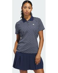 adidas - Originals All Over Trefoil Polo Shirt - Lyst