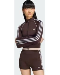 adidas - Sweatshirt Adidas Essentials 3 Stripes Seamless Tracktop - Lyst