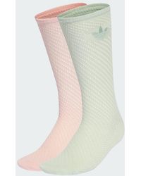 adidas - Crochet Crew Socks 2 Pairs - Lyst