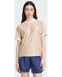 adidas - Adicolor 3-Streifen Pinstripe T-Shirt - Lyst
