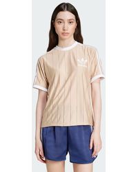 adidas - Adicolor 3-Stripes Pinstripe Tee - Lyst