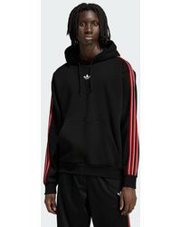 adidas - Tipped Stripes Hoodie - Lyst