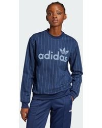 adidas - Felpa Pinstripe Graphic - Lyst