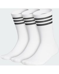 adidas - 3 Pk Crew Socks - Lyst