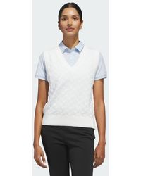 adidas - Ultimate365 Tour Knit Vest - Lyst