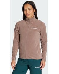 adidas - Giacca Multi Essentials Full-Zip Fleece - Lyst