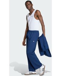 adidas - Trefoil Essentials Open Hem Joggers - Lyst