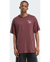 adidas - T-Shirt Cupid And Heart Graphic Oversized - Lyst