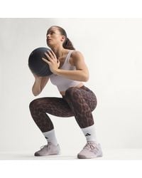 adidas - Optimé Leopard 7/8 Leggings - Lyst