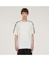 adidas - Y-3 Short Sleeve T-Shirt 3-Stripes - Lyst
