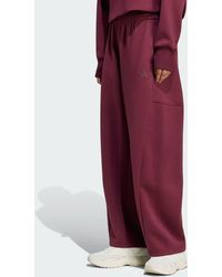 adidas - Soft Lux Winter Knit Barrel Joggers - Lyst