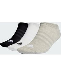 adidas - Thin And Light No-Show Socks 3 Pairs - Lyst