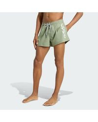 adidas - Logo Stretchy Knit Swim Shorts 3 Inch - Lyst