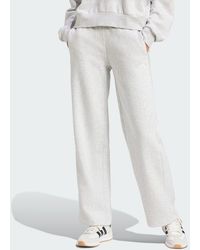adidas - Essentials Small Logo Feel Cozy Open-Hem Pants - Lyst