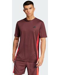 adidas Originals - Train Essentials Seasonal Colorblock Tee - Lyst