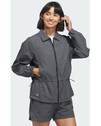 adidas - Ultimate365+ Peplum Grid Jacket - Lyst