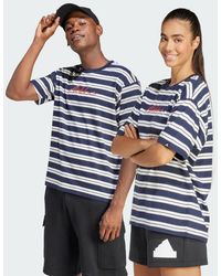 adidas - Americana Striped T-Shirt - Lyst