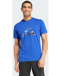 adidas - Train Essentials Camo Graphic Logo Tee - Lyst