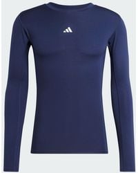 adidas - Techfit Compression Long Sleeve Training T-shirt - Lyst