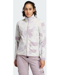 adidas - Chaqueta Terrex Multi Printed Fleece - Lyst