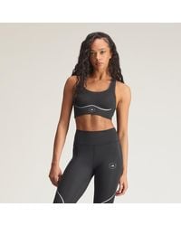 adidas - By Stella Mccartney Running High Support Sports Bra - Lyst