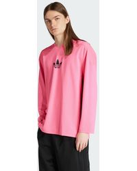 adidas - Adicolor Mesh Long Sleeve - Lyst